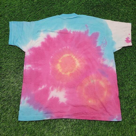 Vintage 90s Tie-Dye T-Shirt Mens XXL Single Stitch USA Made Hippie - Picture 5 of 10